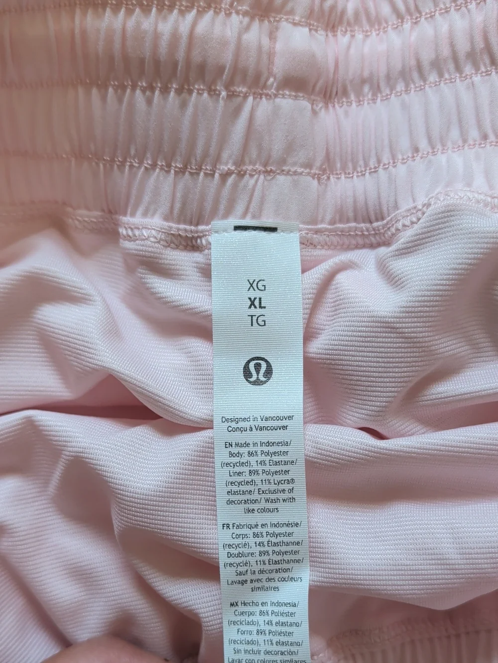 lululemon athletica size xl